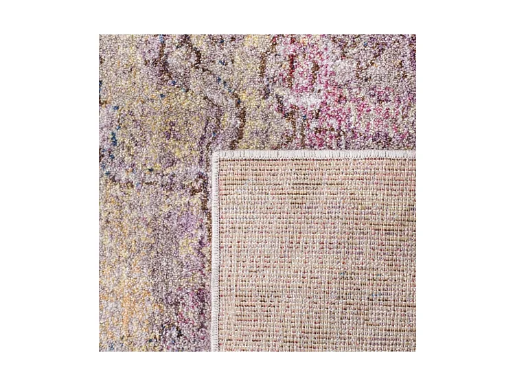 Tapis Rose/Gris 91 X 152 cm - Lilibeth