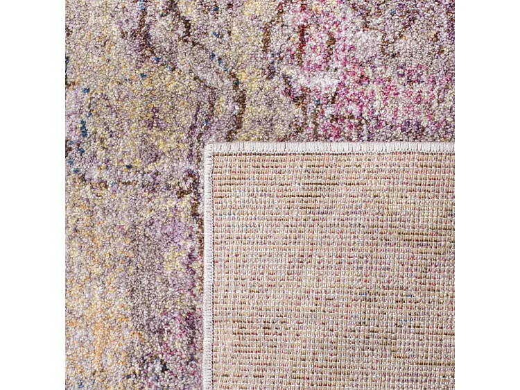 Tapis Rose/Gris 91 X 152 cm - Lilibeth