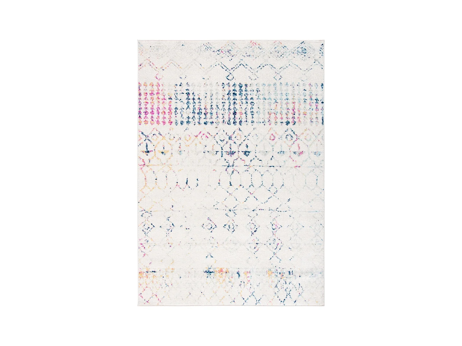 Tapis Neutre/Bleu 91 X 152 cm - Harmony