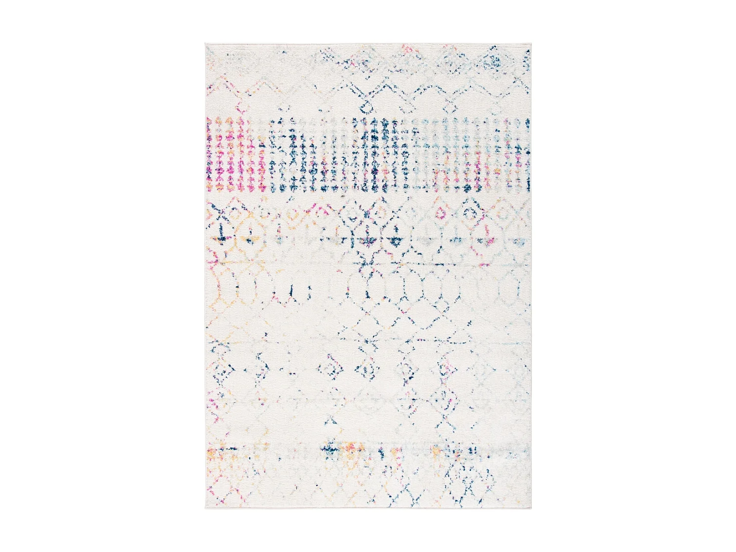 Tapis Neutre/Bleu 91 X 152 cm - Harmony