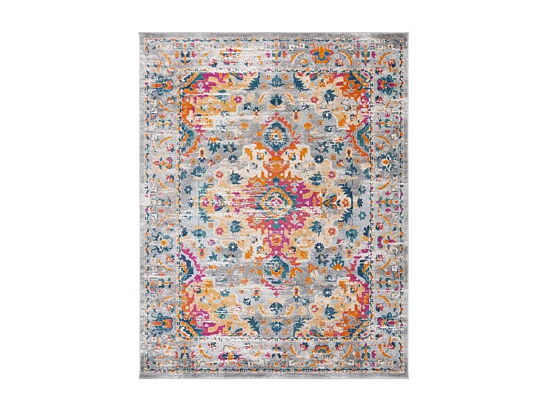 Tapis Gris/Fuchsia 235 x 305 cm - Shannon