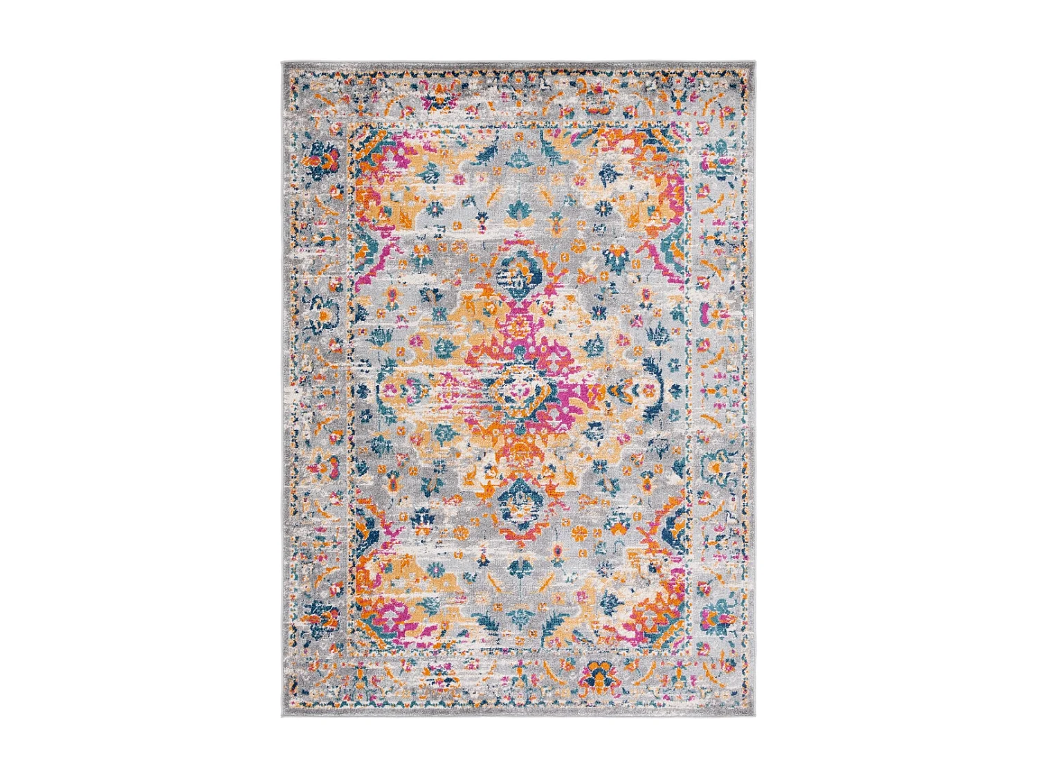 Tapis Gris/Fuchsia 183 X 274 cm - Shannon