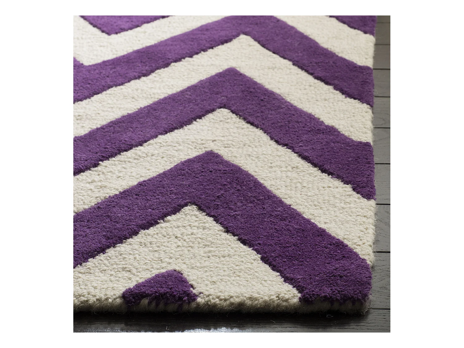 Tapis Violet/Ivoire 152 X 244 cm - Stella