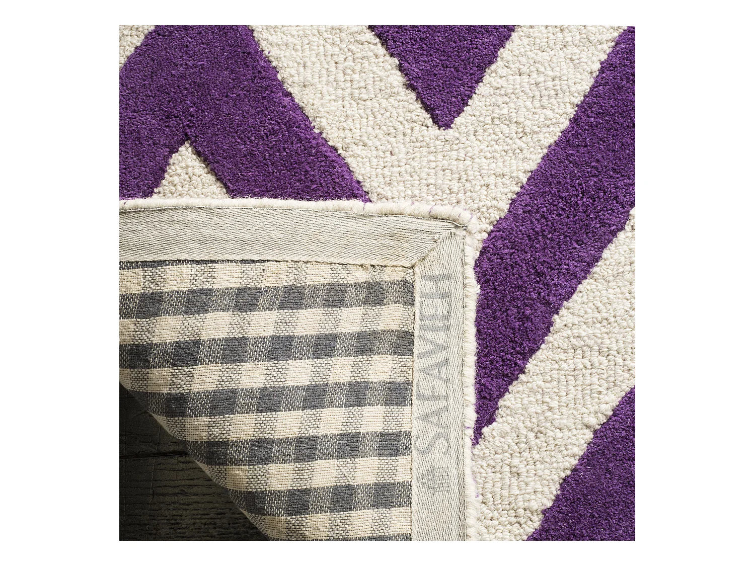 Tapis Violet/Ivoire 152 X 244 cm - Stella