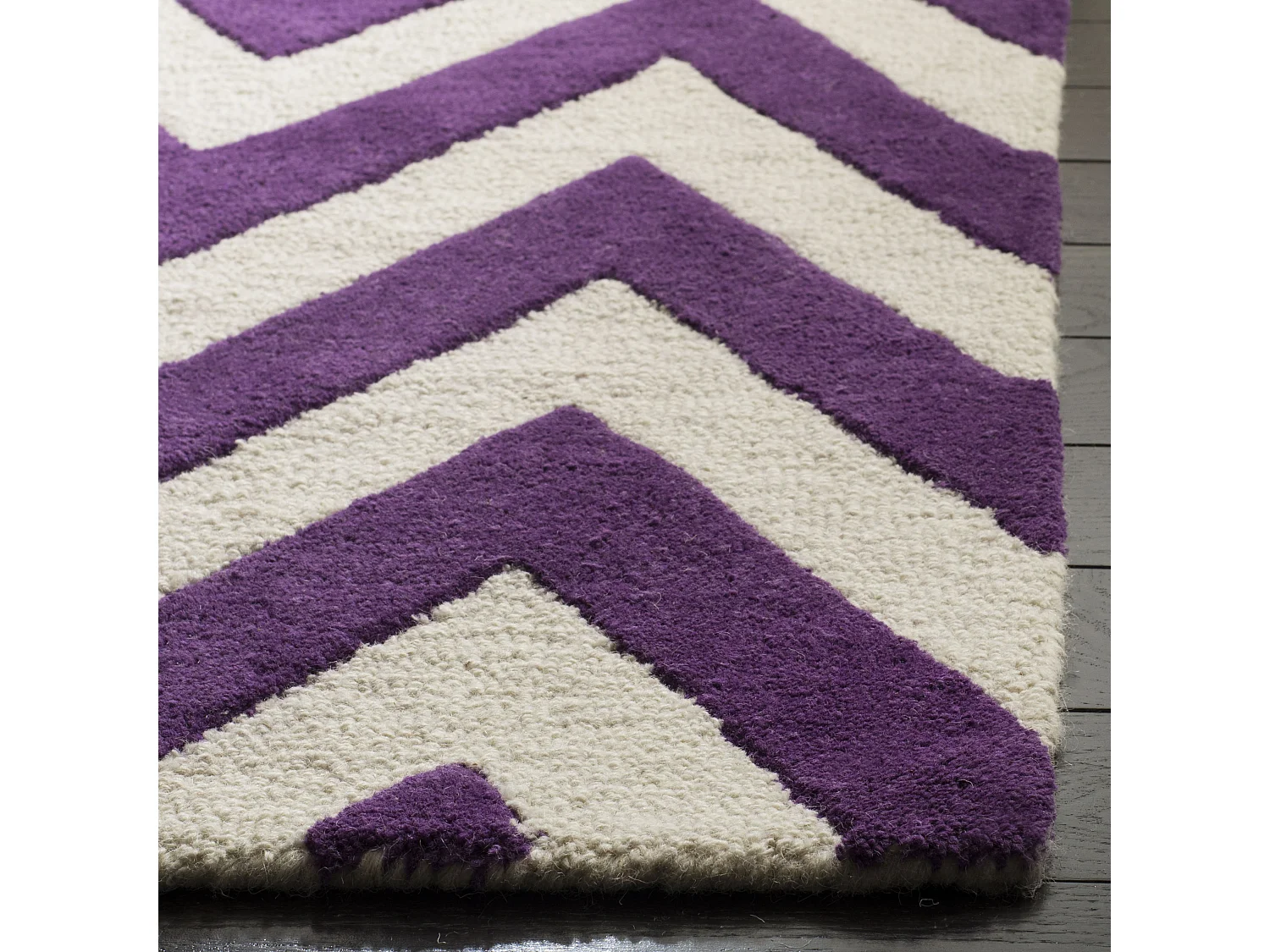 Tapis Violet/Ivoire 152 X 244 cm - Stella