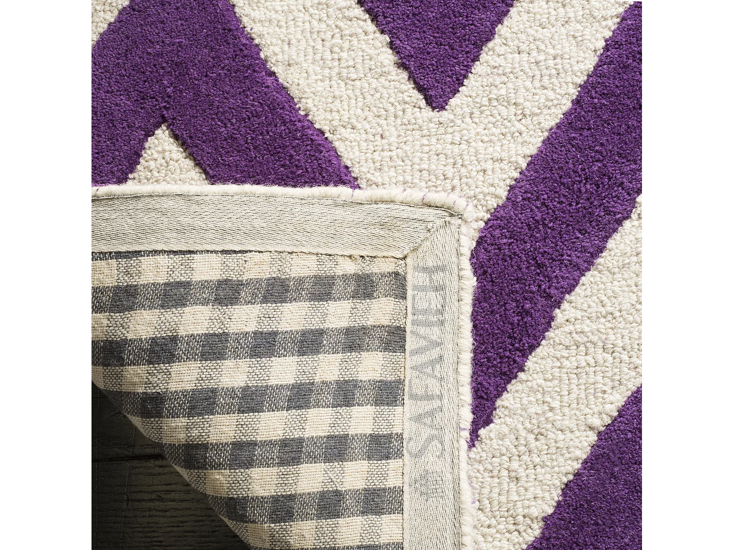 Tapis Violet/Ivoire 152 X 244 cm - Stella