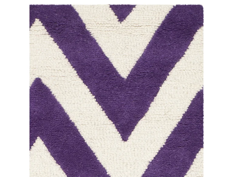 Tapis Violet/Ivoire 152 X 244 cm - Stella