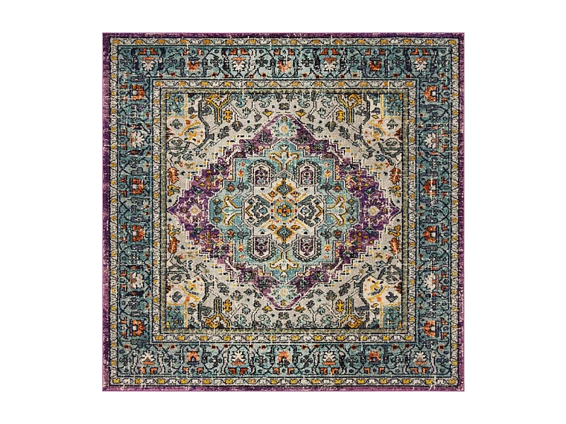 Tapis Violet/Bleu 201 X 201 cm - Arya Area