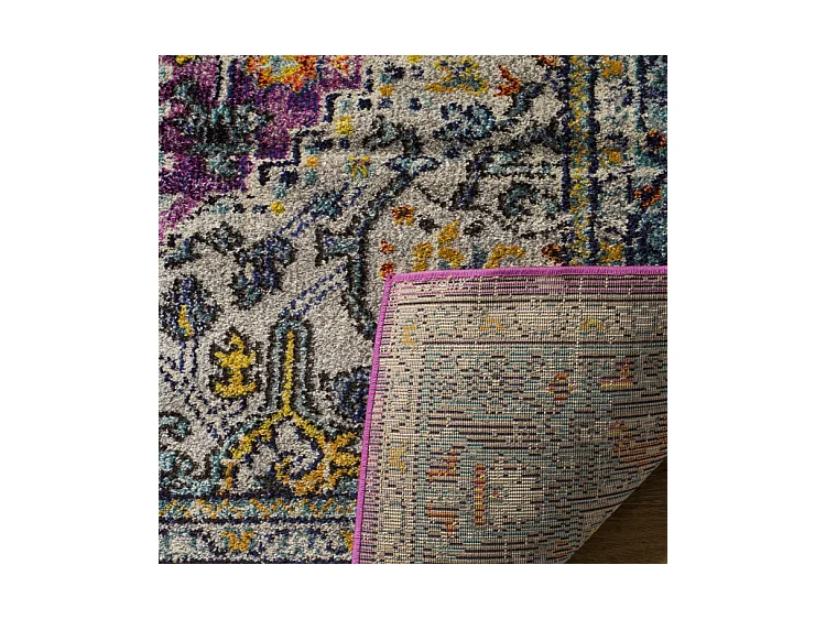 Tapis Violet/Bleu 201 X 201 cm - Arya Area