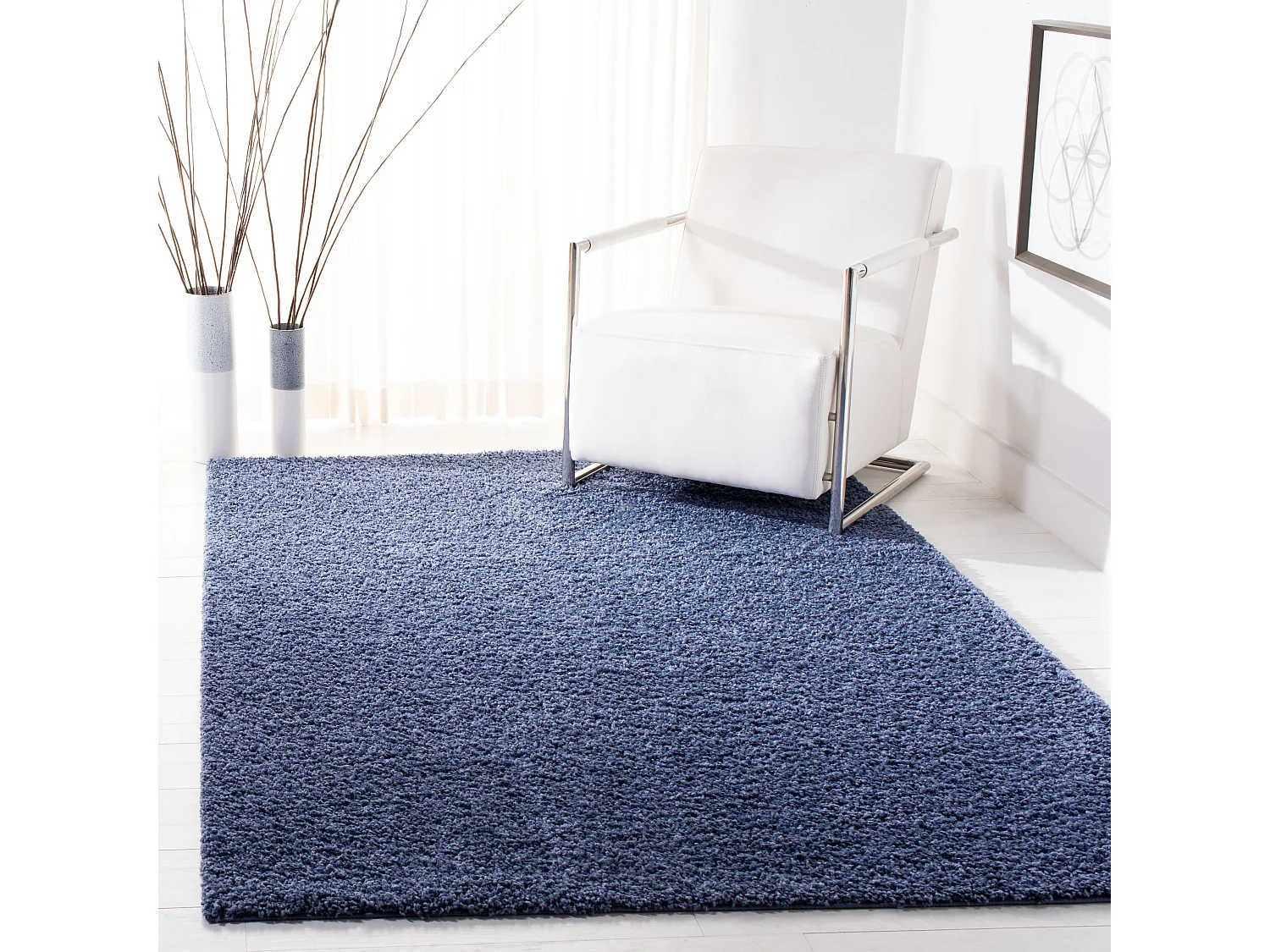 Tapis Bleu 201 X 201 cm - Morgan