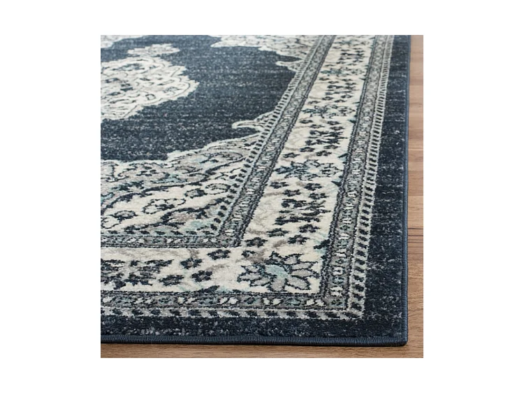 Tapis Neutre/Bleu 91 X 152 cm - Mallory