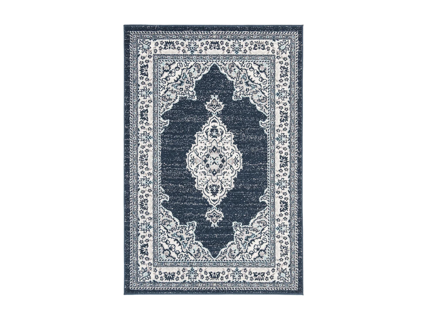 Tapis Neutre/Bleu 91 X 152 cm - Mallory
