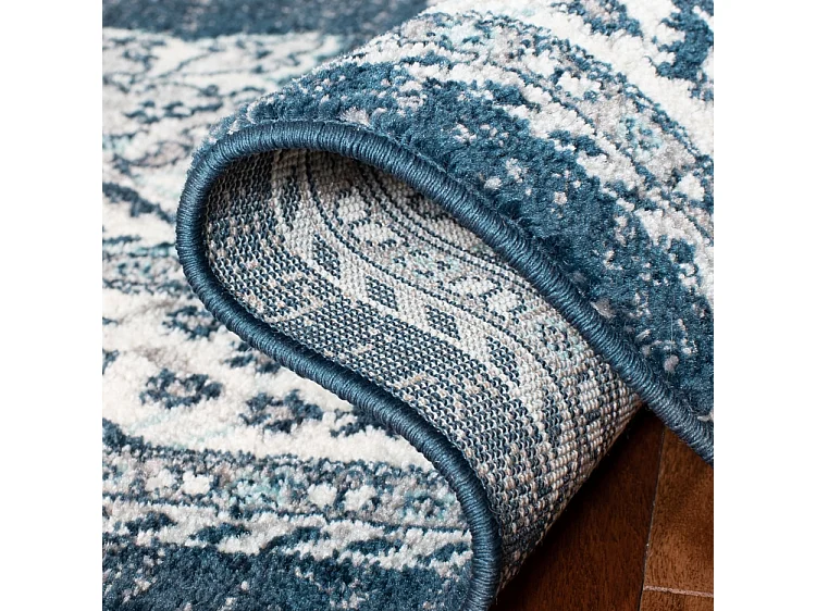 Tapis Neutre/Bleu 91 X 152 cm - Mallory