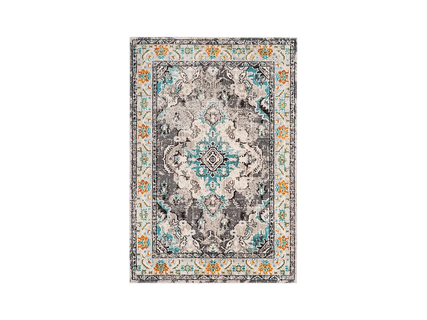Tapis Gris/Bleu 183 X 274 cm - Milà