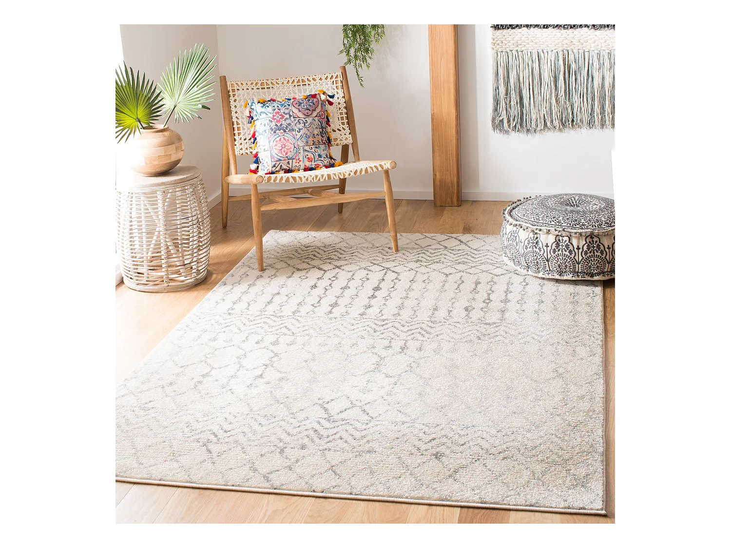 Tapis Neutre/Gris 160 X 229 cm - Cecilia