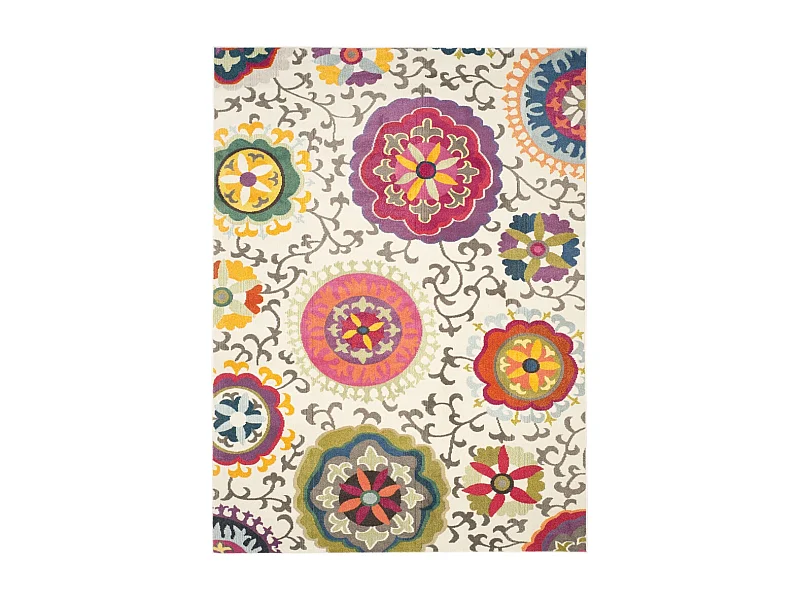 Tapis Ivoire/Multicolore 274 X 366 cm - Manteca