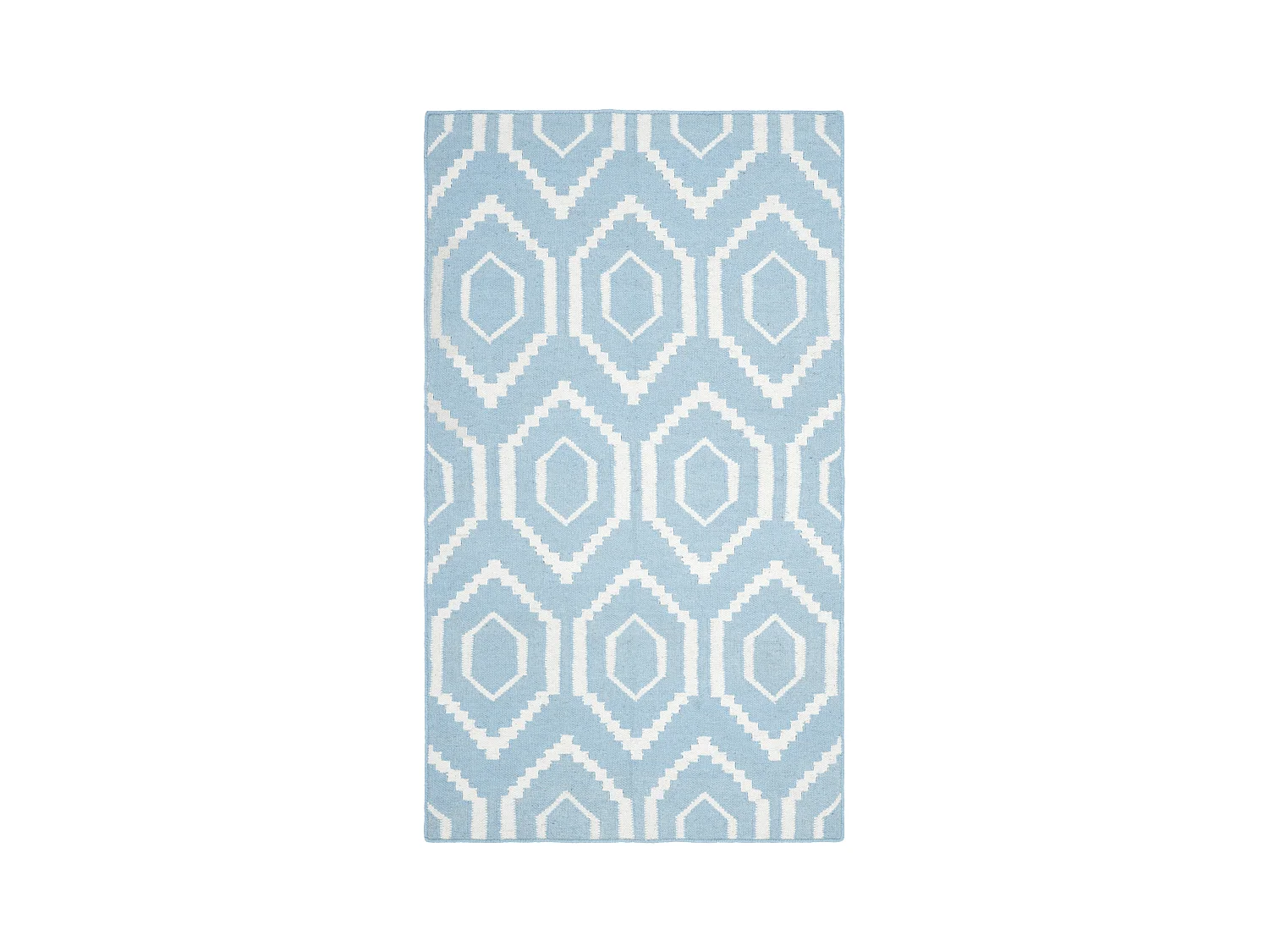 Tapis Bleu/Neutre 91 X 152 cm - Casablanca