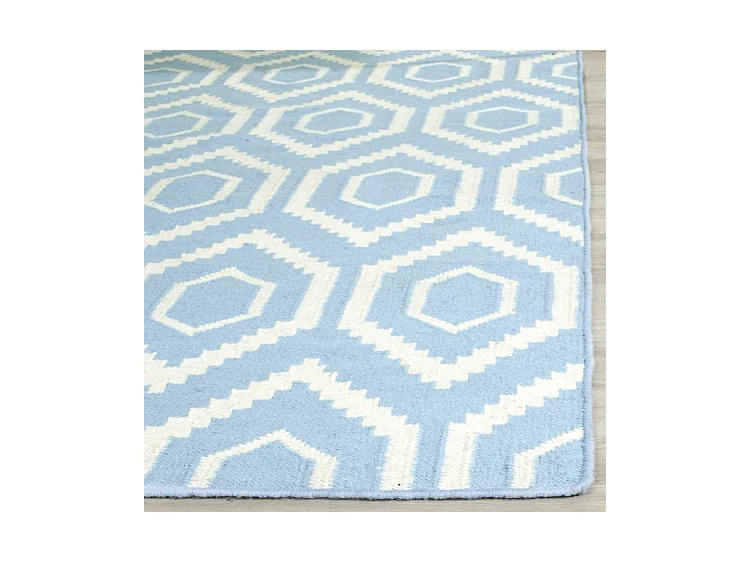 Tapis Bleu/Neutre 91 X 152 cm - Casablanca