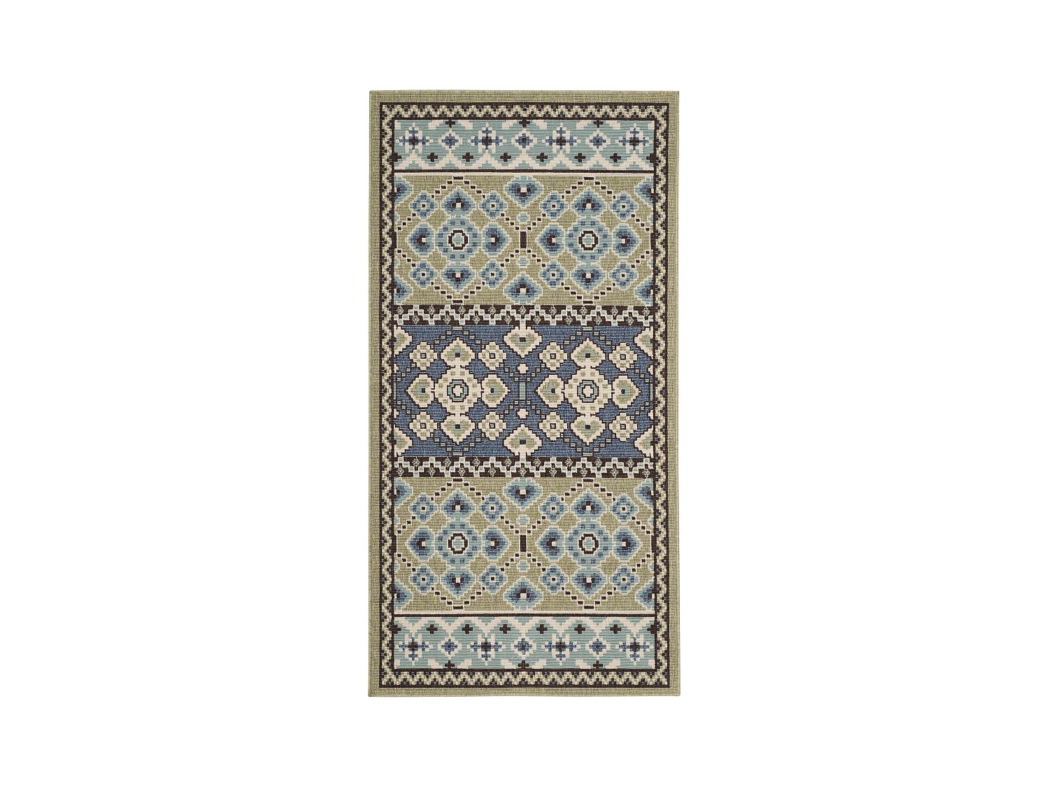 Tapis Vert/Bleu 122 X 170 cm - Alia
