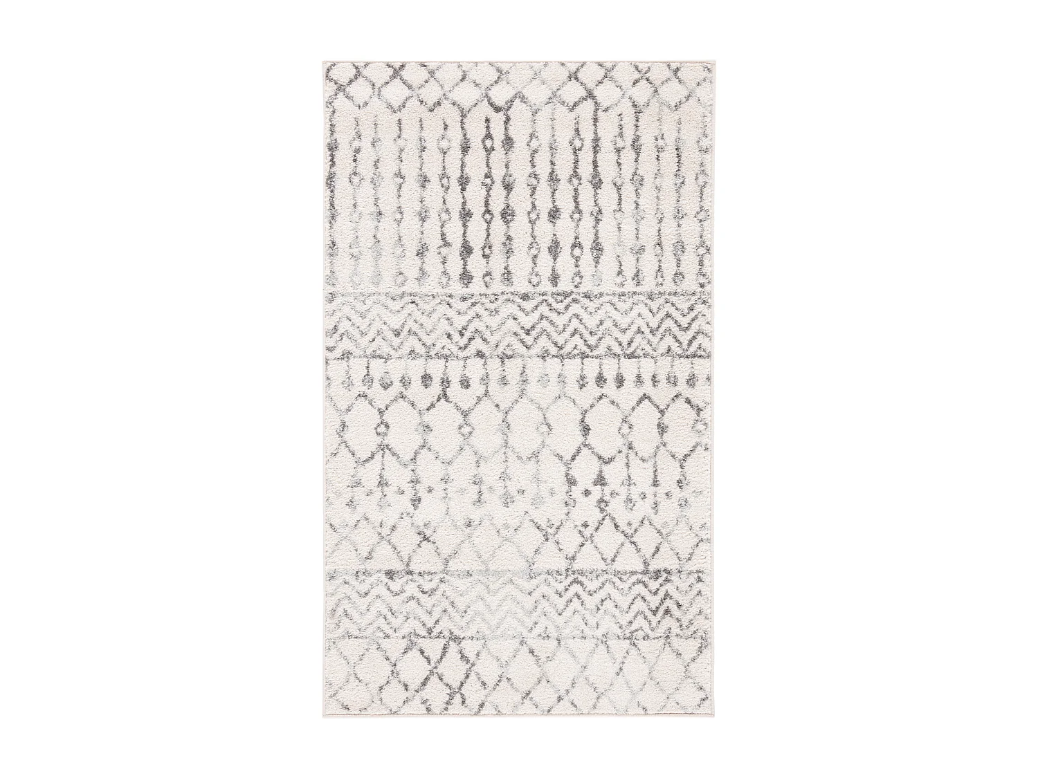 Tapis Neutre/Gris 91 X 152 cm - Cecilia