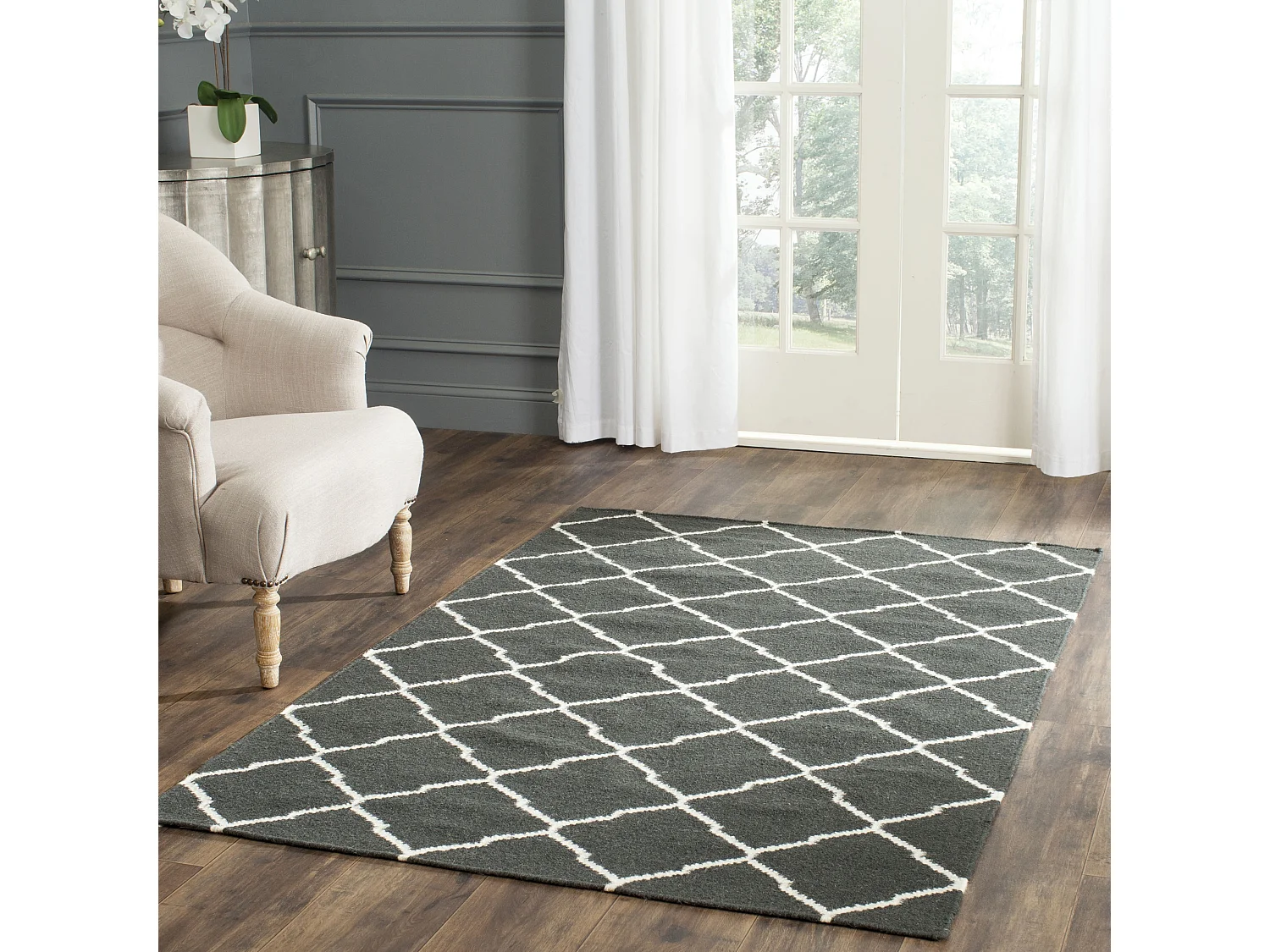 Tapis Marron/Neutre 91 X 152 cm - Virgina