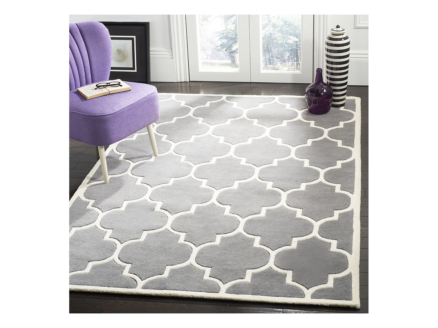 Tapis Gris/Neutre 152 X 244 cm - Morton
