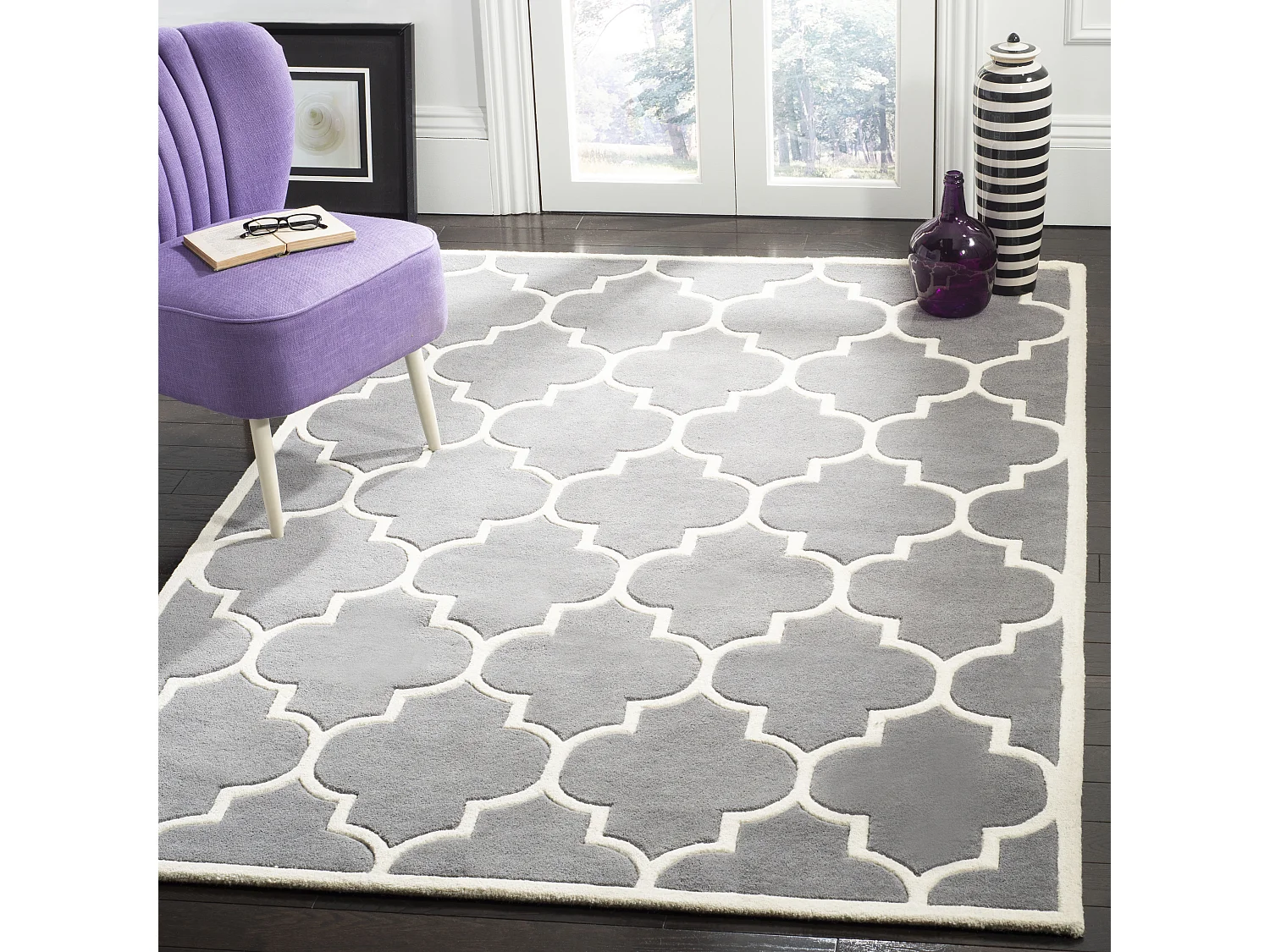 Tapis Gris/Neutre 152 X 244 cm - Morton
