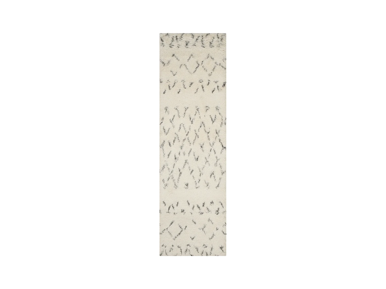 Tapis Neutre/Gris 69 X 244 cm - Eulalia