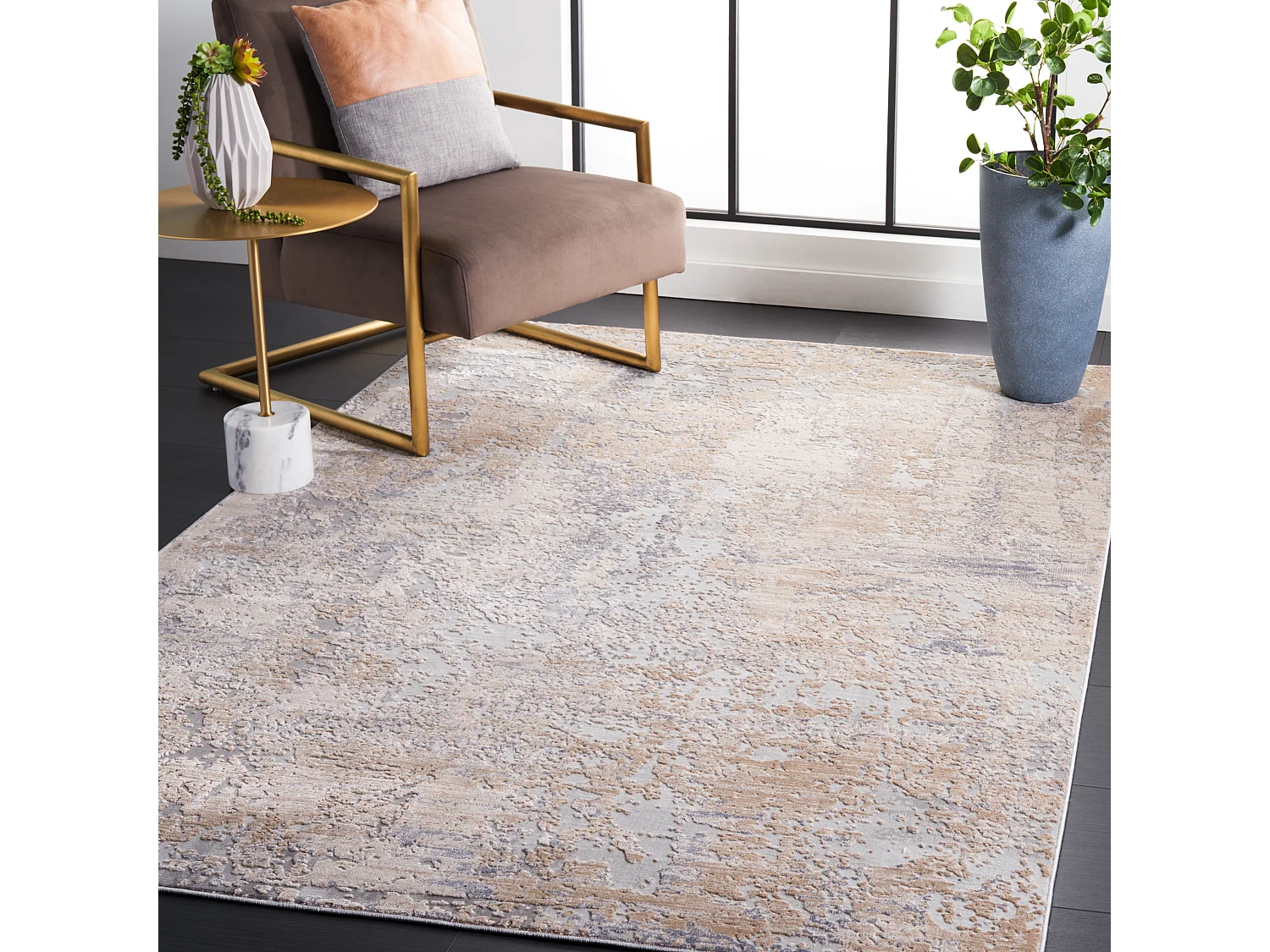 Tapis Gris/Neutre 160 X 229 cm - Melanie