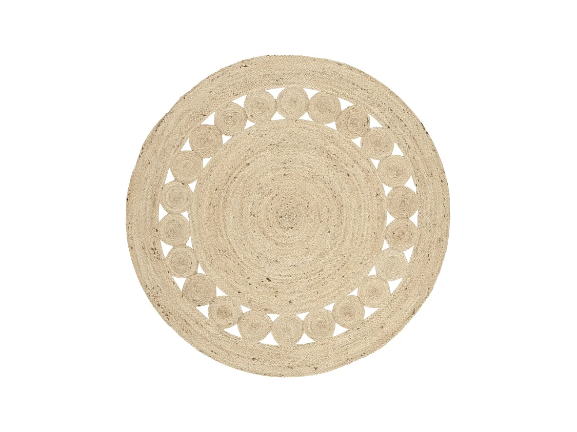 Tapis Blanc 122 X 122 cm - Esmé