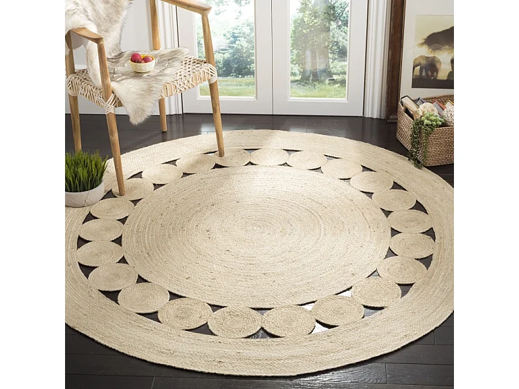 Tapis Blanc 122 X 122 cm - Esmé