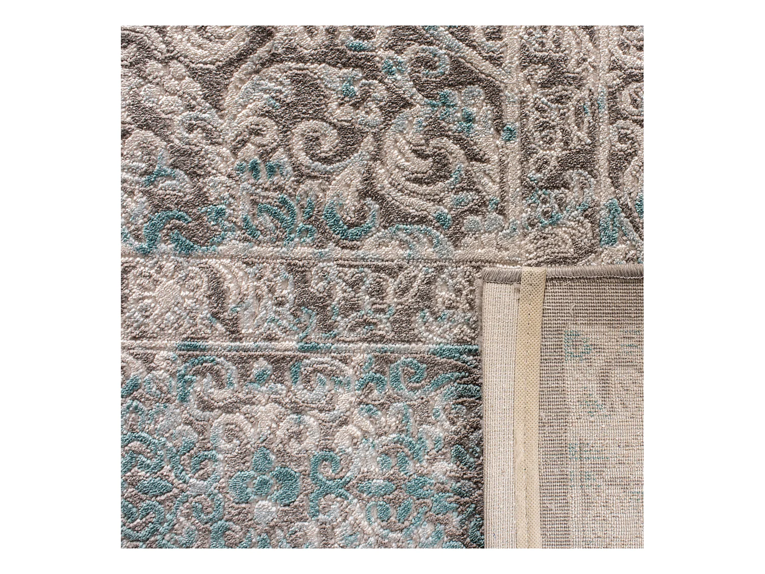 Tapis Bleu/Neutre 122 X 170 cm - Amala