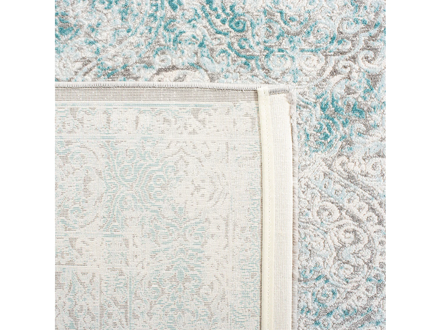 Tapis Bleu/Neutre 122 X 170 cm - Amala