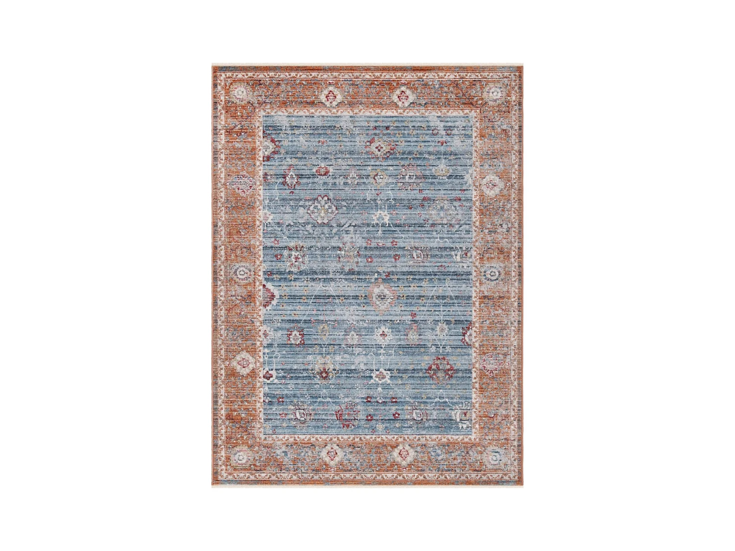 Tapis Bleu/Rouge 152 X 244 cm - Aaliyah