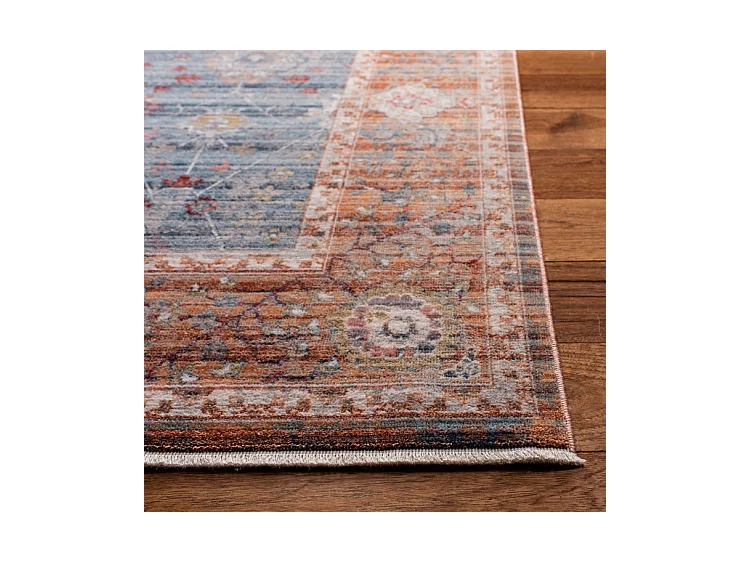 Tapis Bleu/Rouge 152 X 244 cm - Aaliyah