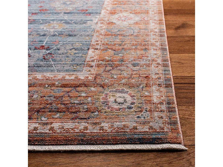 Tapis Bleu/Rouge 152 X 244 cm - Aaliyah