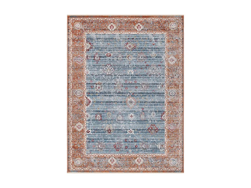 Tapis Bleu/Rouge 152 X 244 cm - Aaliyah