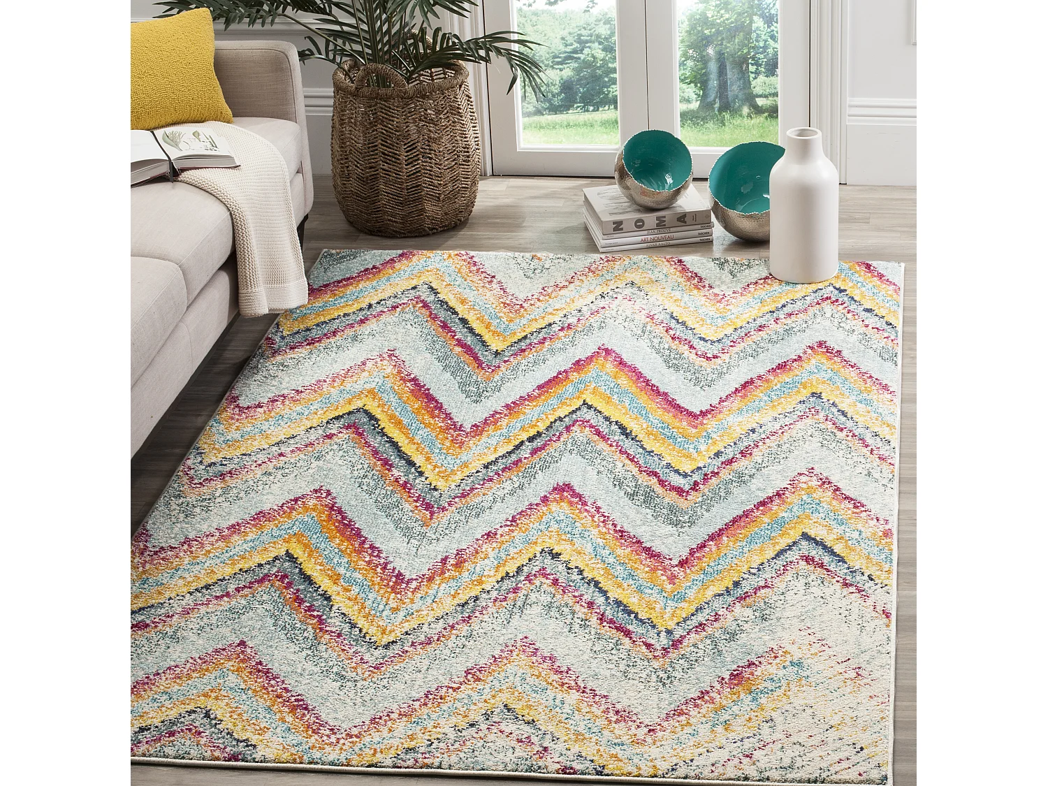 Tapis Multicolore 201 X 279 cm - Giulia