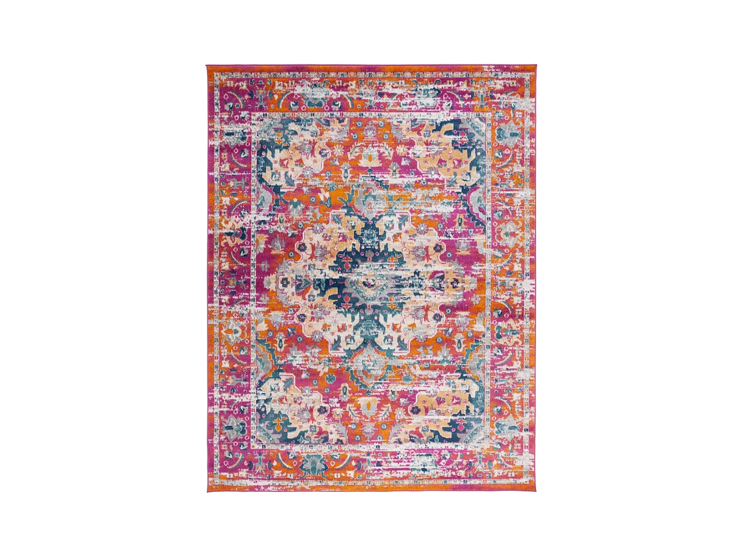 Tapis Fuchsia/Or 235 x 305 cm - Shannon