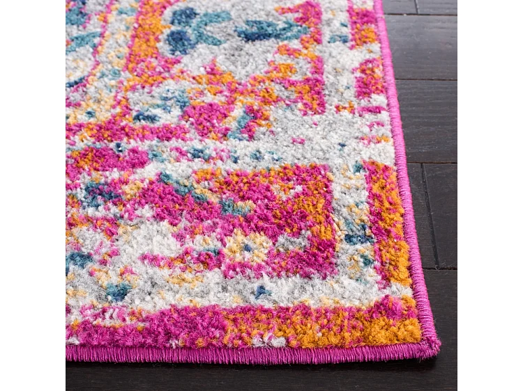 Tapis Fuchsia/Or 235 x 305 cm - Shannon
