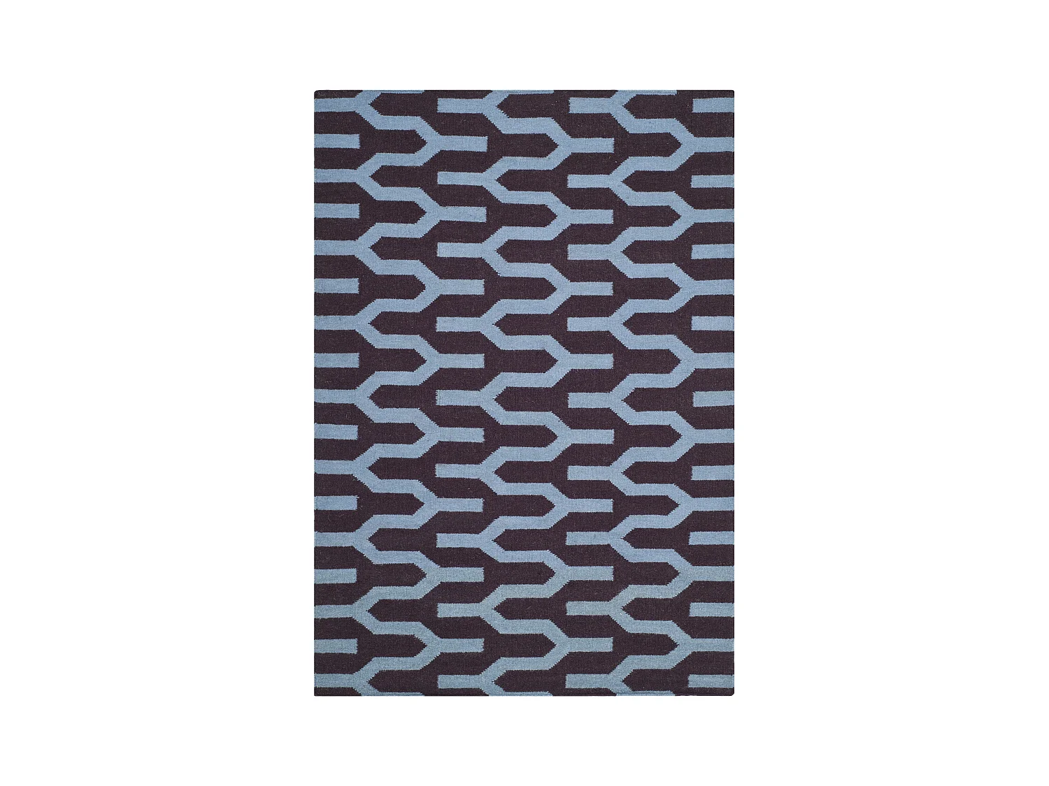 Tapis Violet/Bleu 122 X 183 cm - Karina