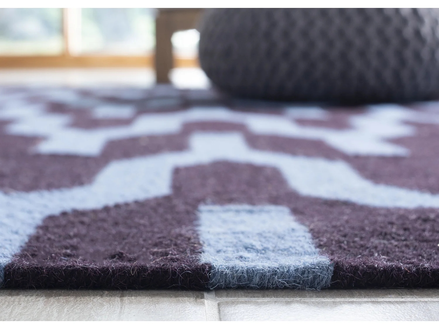 Tapis Violet/Bleu 122 X 183 cm - Karina
