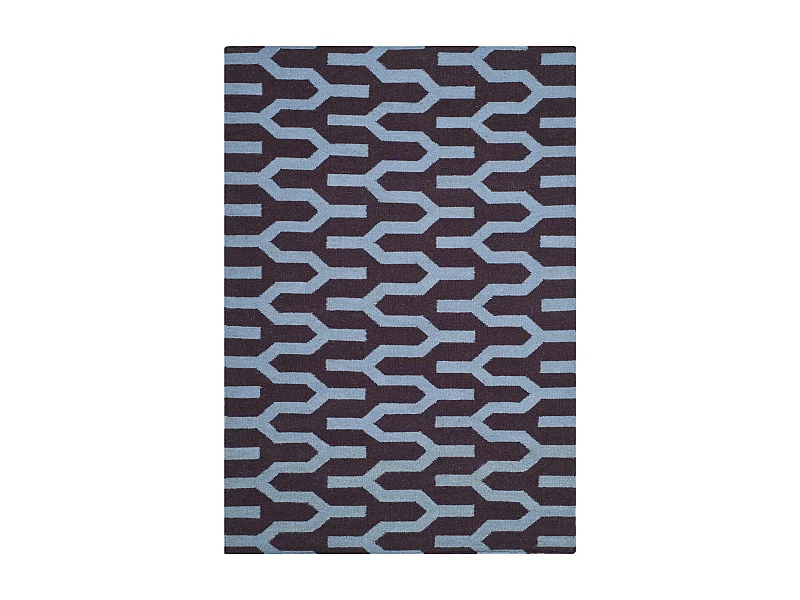 Tapis Violet/Bleu 122 X 183 cm - Karina