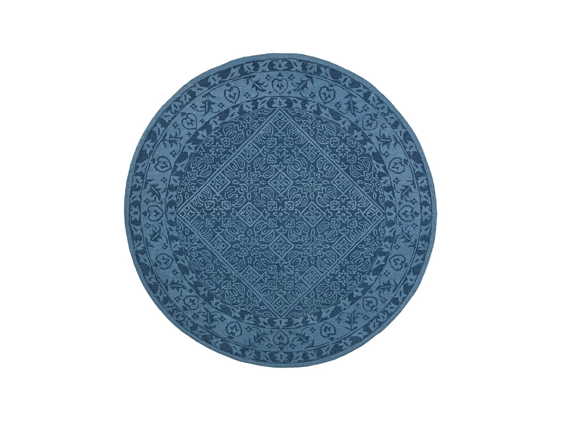 Tapis Bleu Marine 152 X 152 cm - Saphira