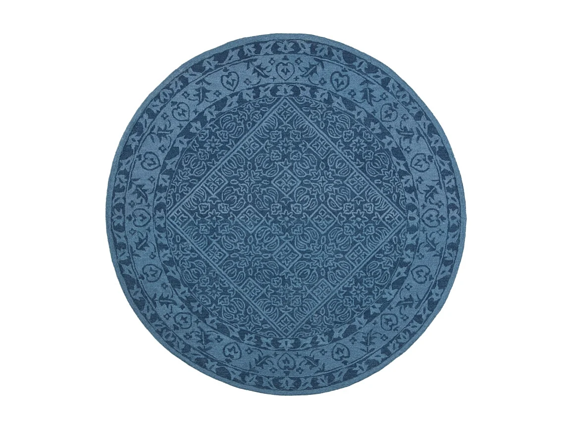 Tapis Bleu Marine 152 X 152 cm - Saphira
