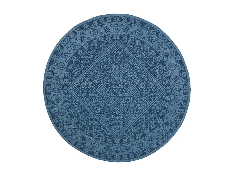 Tapis Bleu Marine 152 X 152 cm - Saphira