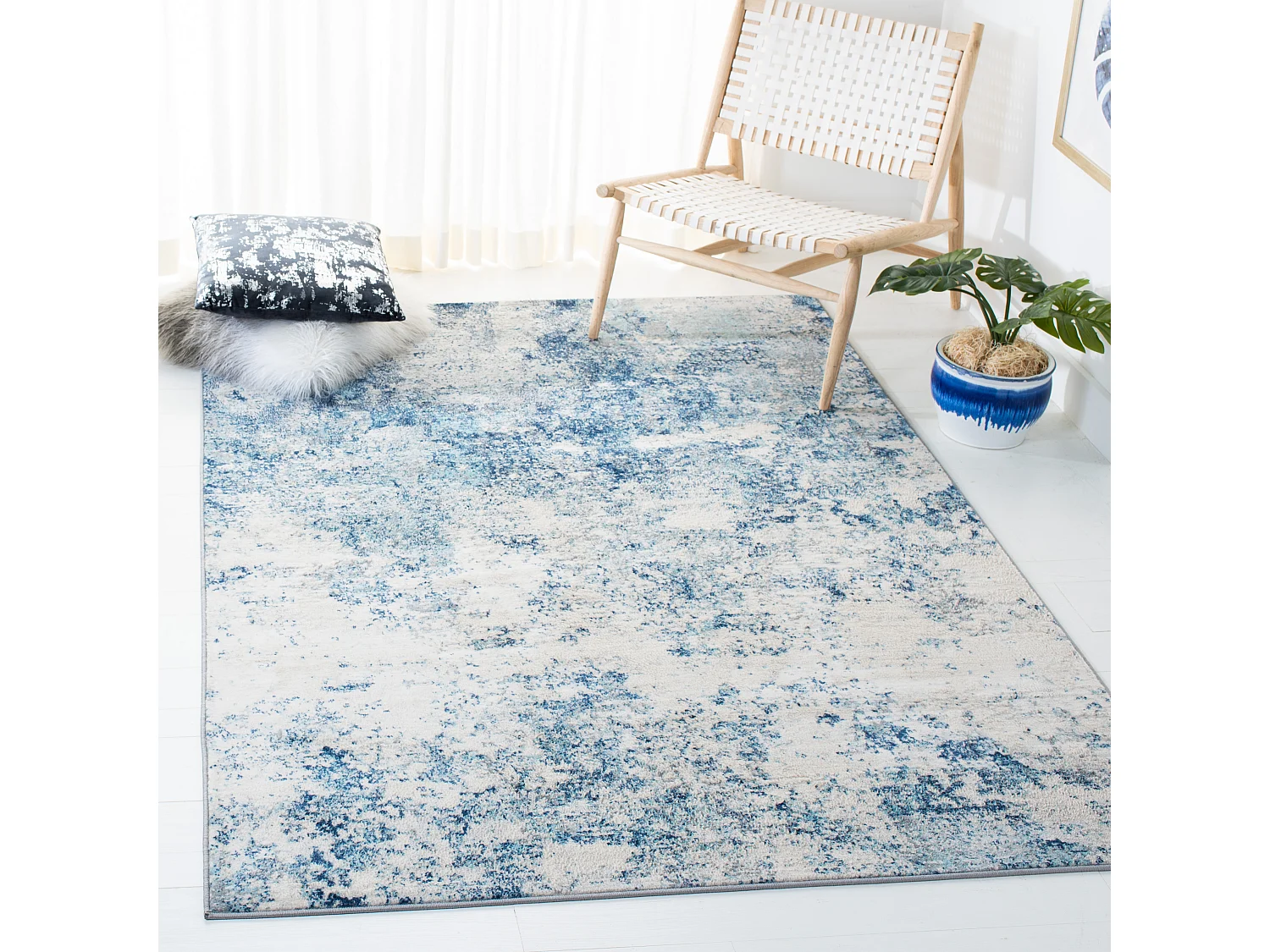 Tapis Blanc 122 X 183 cm - Isabella
