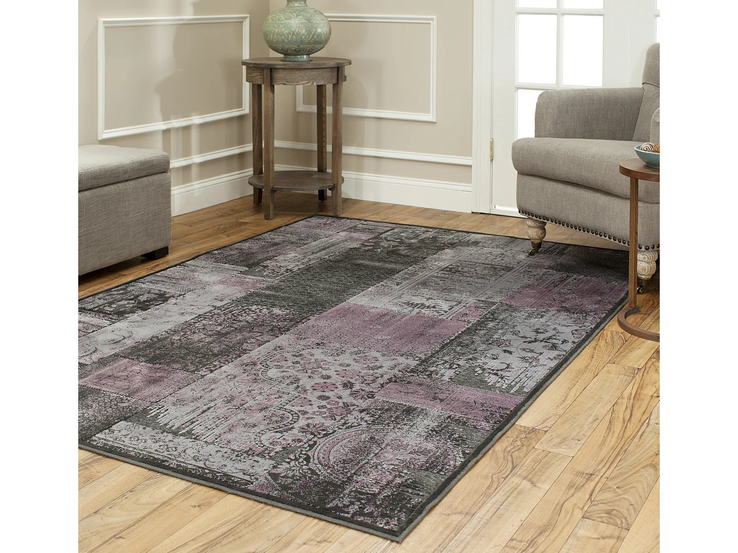 Tapis Gris/Multicolore 160 X 229 cm - Kingstown