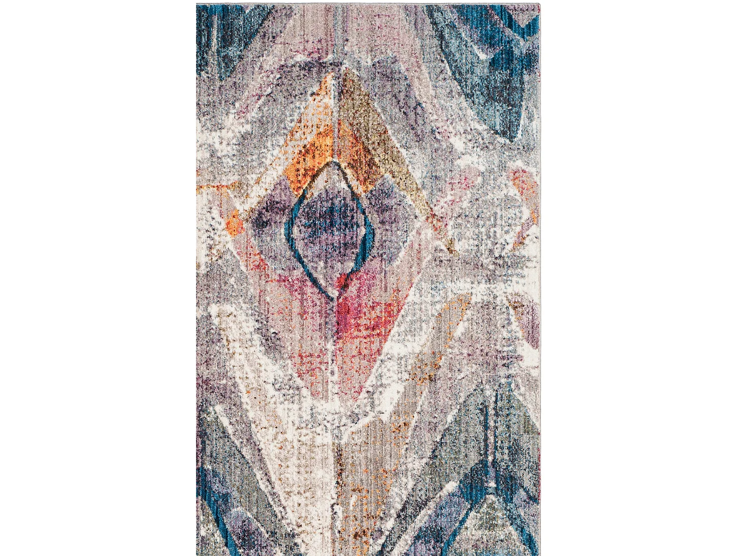 Tapis Violet/Gris 122 X 183 cm - Farrah