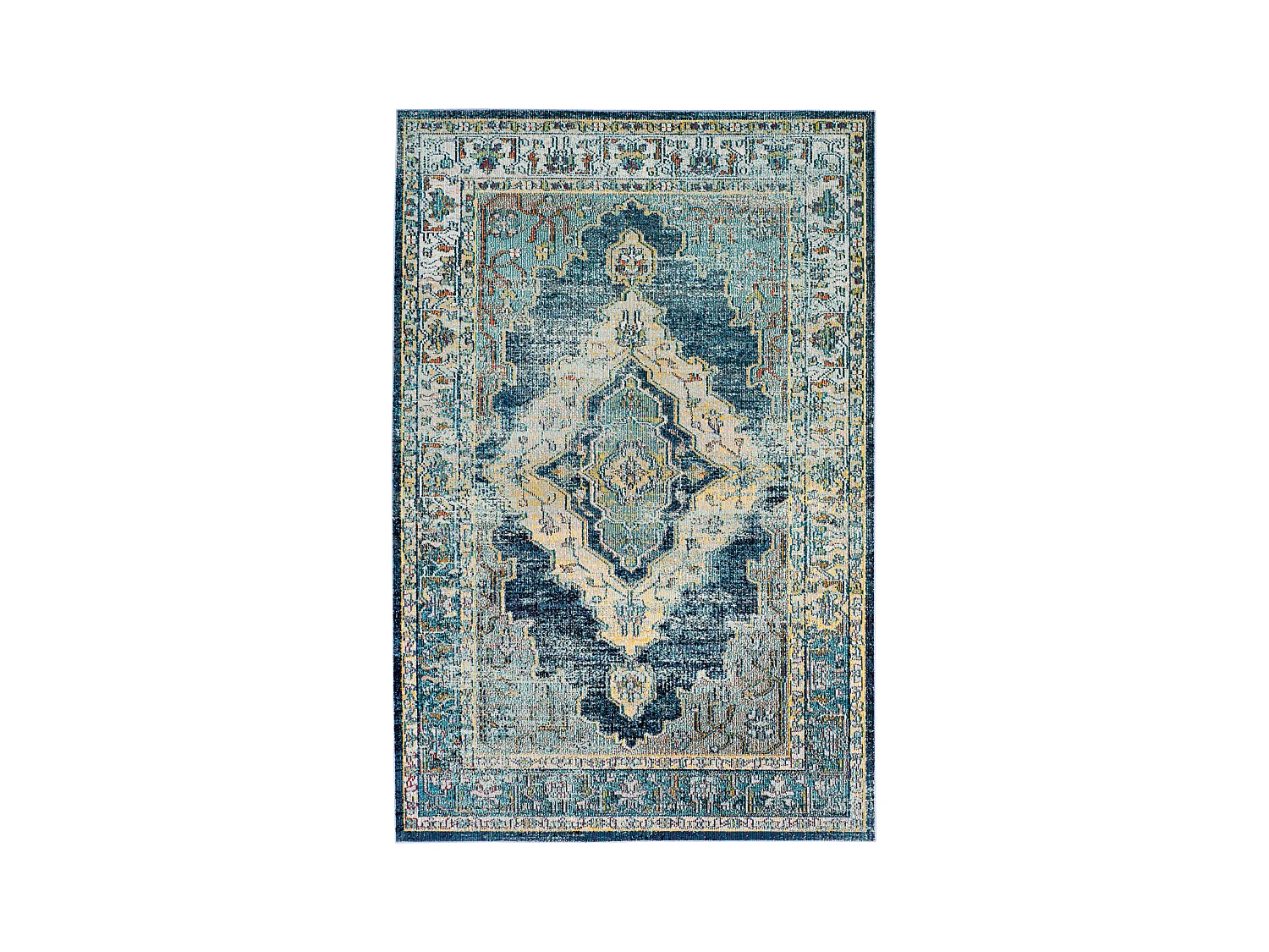 Tapis Bleu/Jaune 152 X 244 cm - Dahila